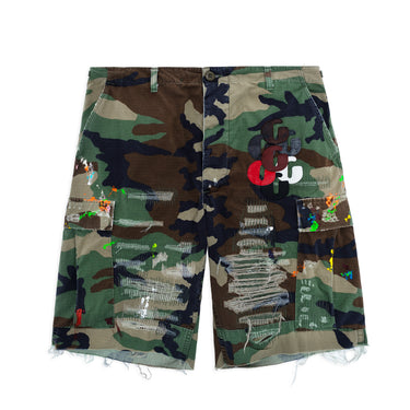 G PATCH WOODLAND CAMO CARGO SHORTS BOTTOMS GALLERY DEPARTMENT LLC