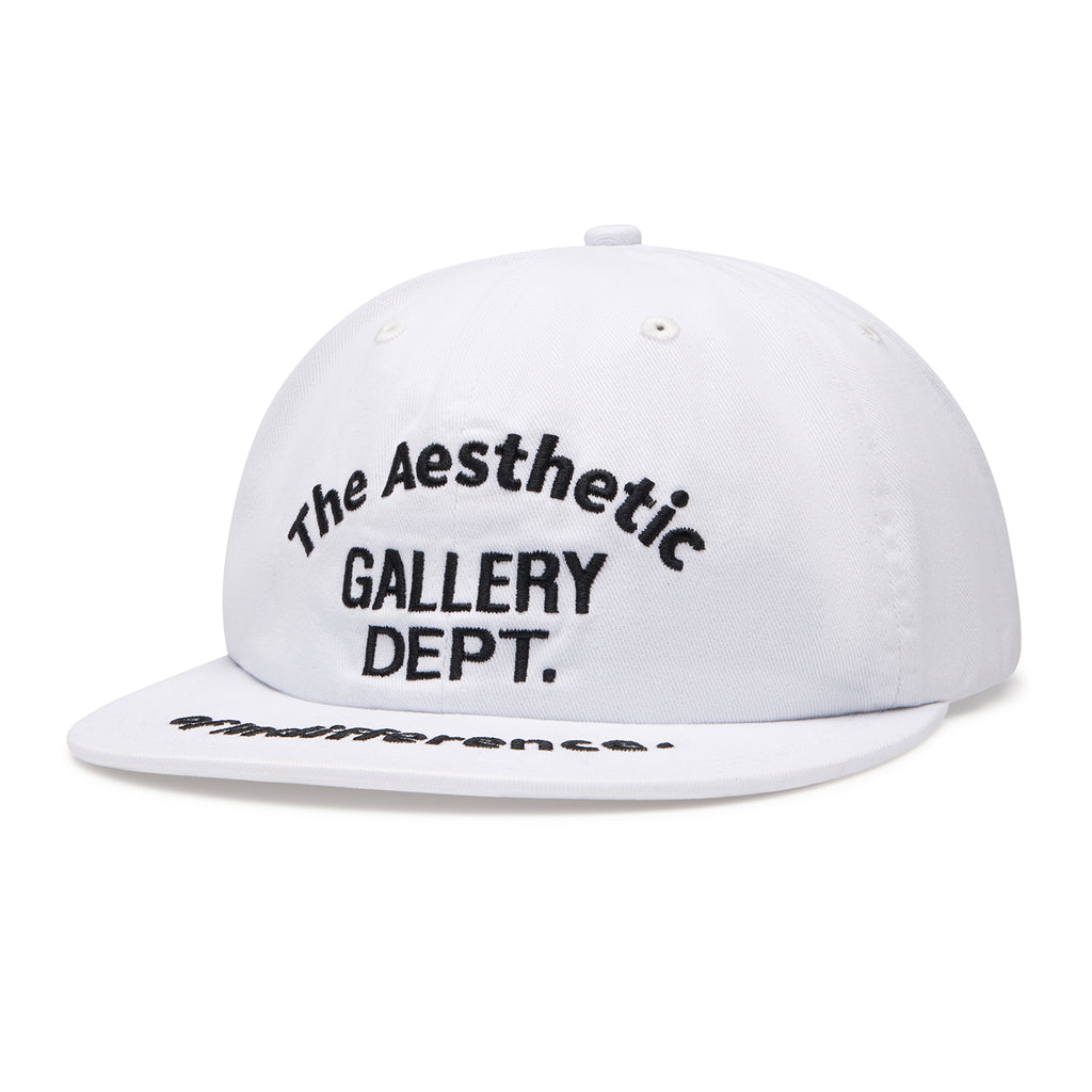 MI - THE AESTHETIC OF INDIFFERENCE CAP - WHITE ACCESSORIES GALLERY DEPARTMENT LLC