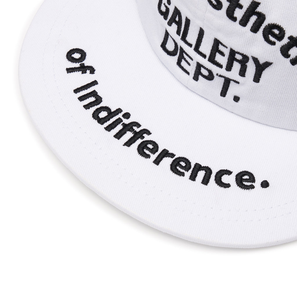 MI - THE AESTHETIC OF INDIFFERENCE CAP - WHITE ACCESSORIES GALLERY DEPARTMENT LLC