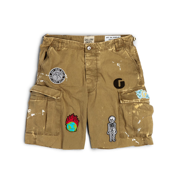 GALLERY DEPT. KENZIE FATIGUE CARGO SHORTS | OLIVE