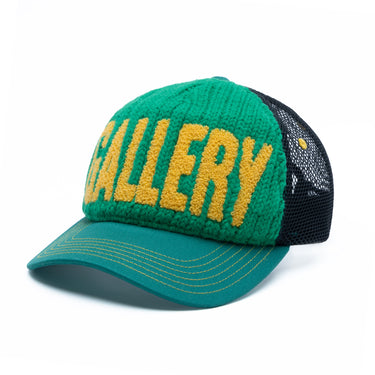 MI - KNIT TRUCKER CAP - GREEN/BLACK ACCESSORIES GALLERY DEPARTMENT LLC