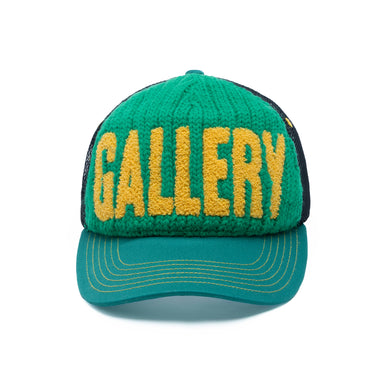 MI - KNIT TRUCKER CAP - GREEN/BLACK ACCESSORIES GALLERY DEPARTMENT LLC