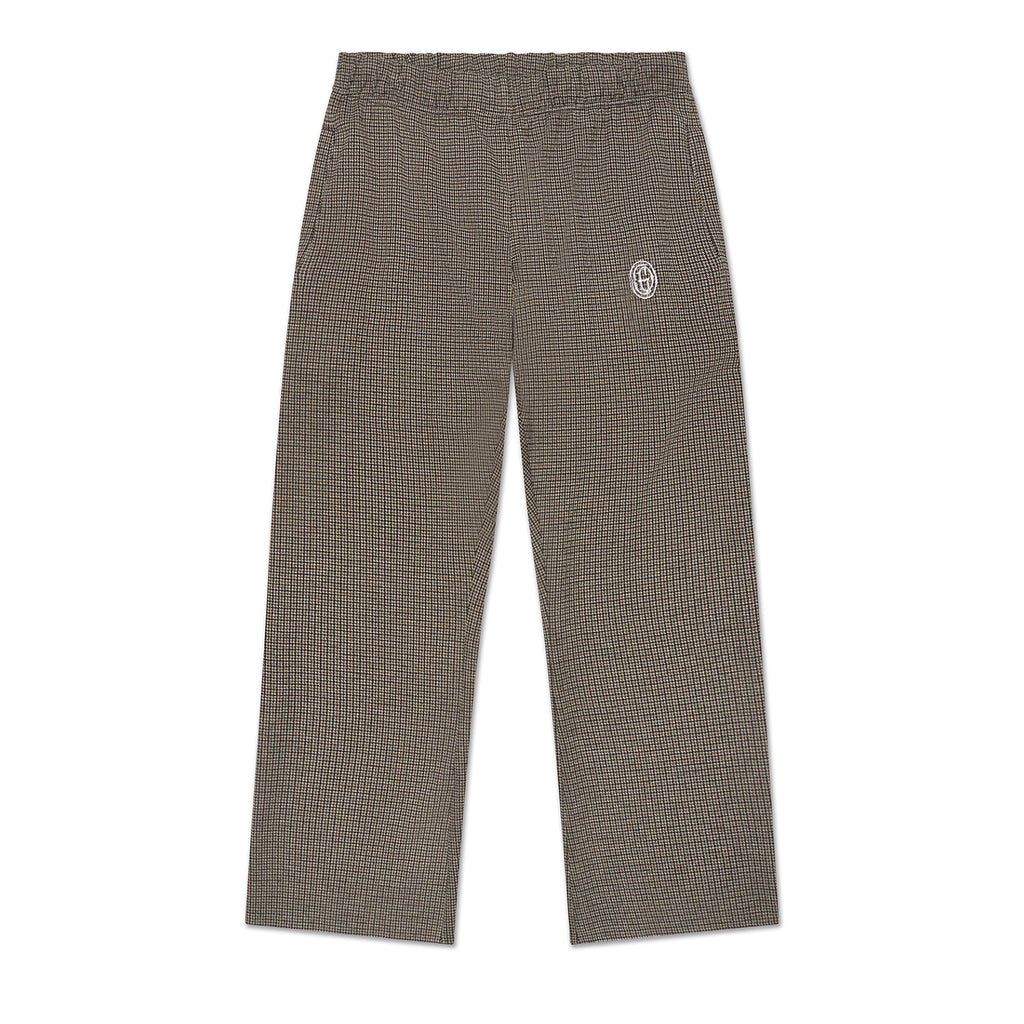 FS - LOGAN TRACK PANT - OLIVE MICRO PLAID BOTTOMS GALLERY DEPARTMENT LLC