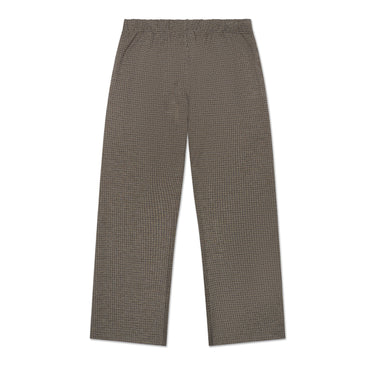 MI - LOGAN TRACK PANT - OLIVE MICRO PLAID BOTTOMS GALLERY DEPARTMENT LLC