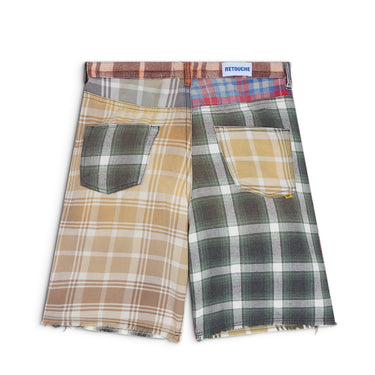 MI - MARLEY RETOUCHE SHORTS - MULTI PLAID BOTTOMS GALLERY DEPARTMENT LLC