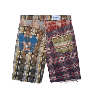 MI - MARLEY RETOUCHE SHORTS - MULTI PLAID BOTTOMS GALLERY DEPARTMENT LLC