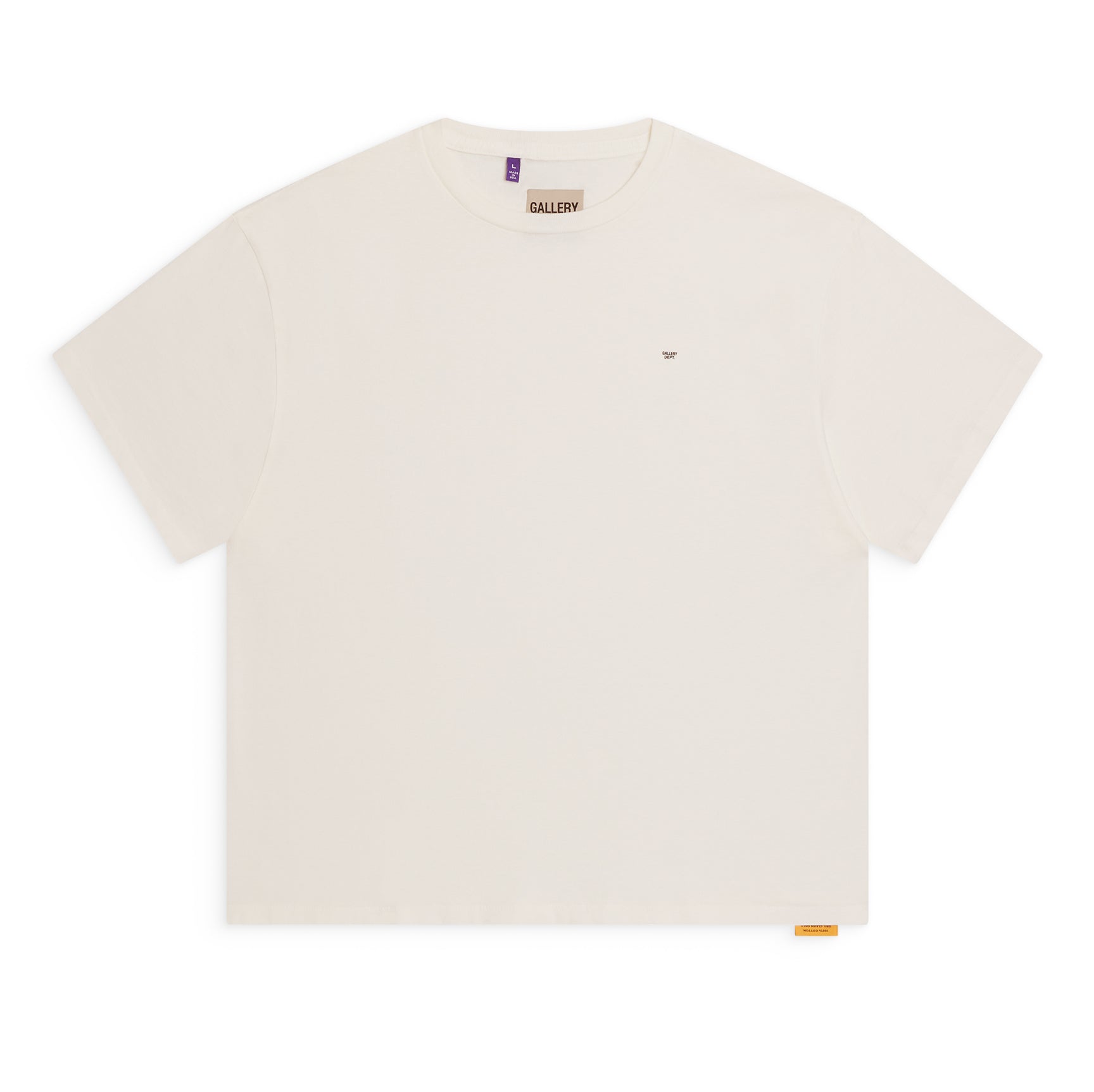GALLERY DEPT. MICRO LOGO TEE | LIGHT ARCHIVAL WHITE