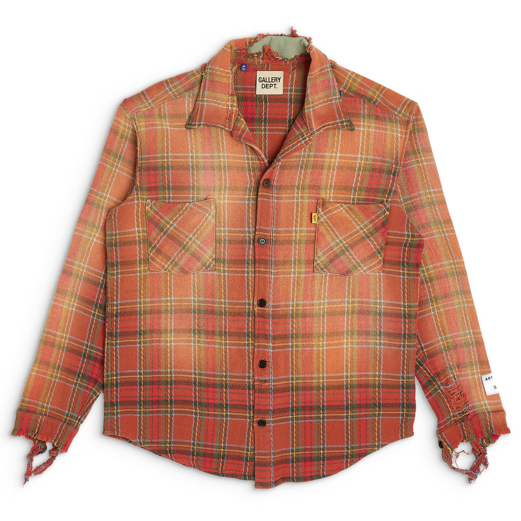 MARLEY FLANNEL TOPS GALLERY DEPARTMENT LLC XS RED 