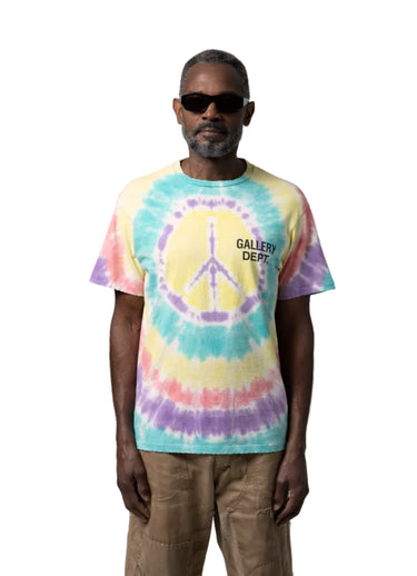 PEACE TIE DYE TEE TOPS GALLERY DEPARTMENT LLC