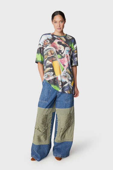 RETOUCHE UNISEX BOXY TEE TOPS GALLERY DEPARTMENT LLC