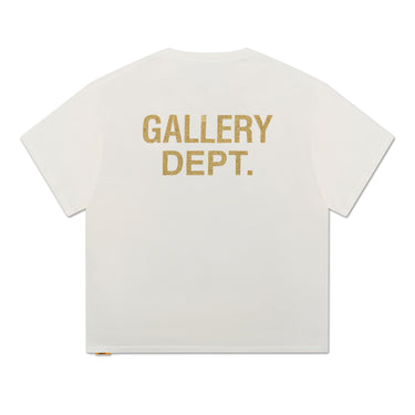 MI - OCT BIKER DOG TEE - LIGHT ARCHIVAL WHITE TOPS GALLERY DEPARTMENT LLC
