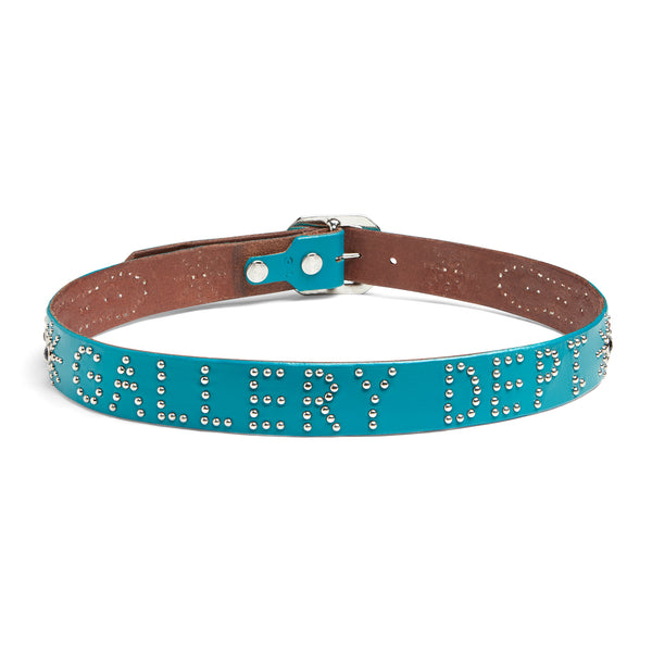 GALLERY DEPT. PAINTED STUDDED BELT | TURQUOISE