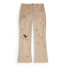RICO CHINO FLARE BOTTOMS GALLERY DEPARTMENT LLC 28 32 KHAKI