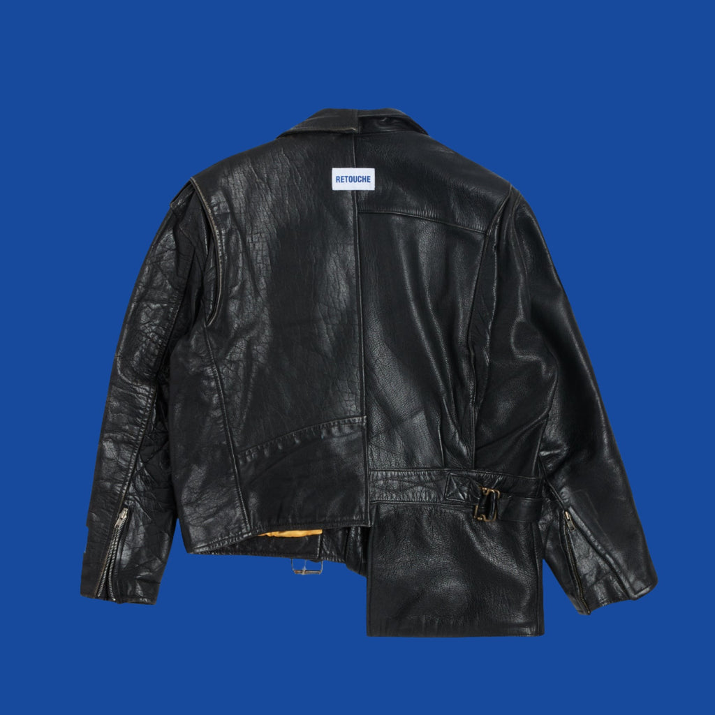 FS - RETOUCHE BURTON MOTORCYCLE JACKET - BLACK OUTERWEAR GALLERY DEPARTMENT LLC   