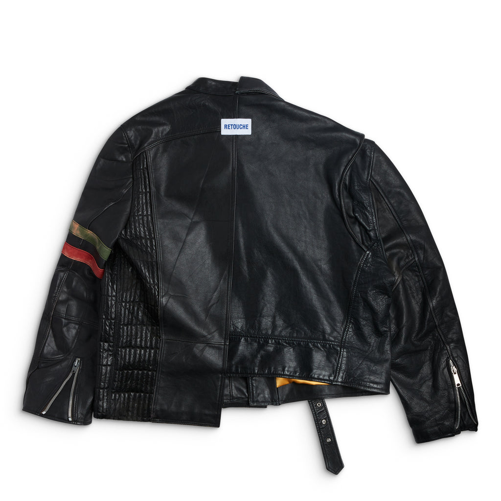 FS - RETOUCHE BURTON MOTORCYCLE JACKET - BLACK OUTERWEAR GALLERY DEPARTMENT LLC   