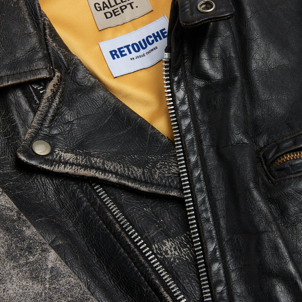 FS - RETOUCHE BURTON MOTORCYCLE JACKET - BLACK OUTERWEAR GALLERY DEPARTMENT LLC   