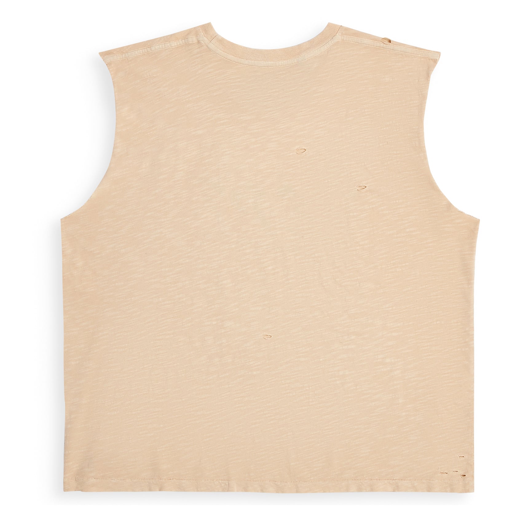 White sleeveless 2024 t shirt