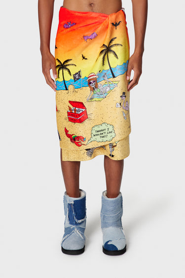 SKELETON BEACH TOWEL HOME GOODS GALLERY DEPARTMENT LLC