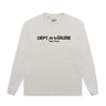 MI - FRENCH LOGO LUX L/S TEE - HEATHER OATMEAL TOPS GALLERY DEPARTMENT LLC