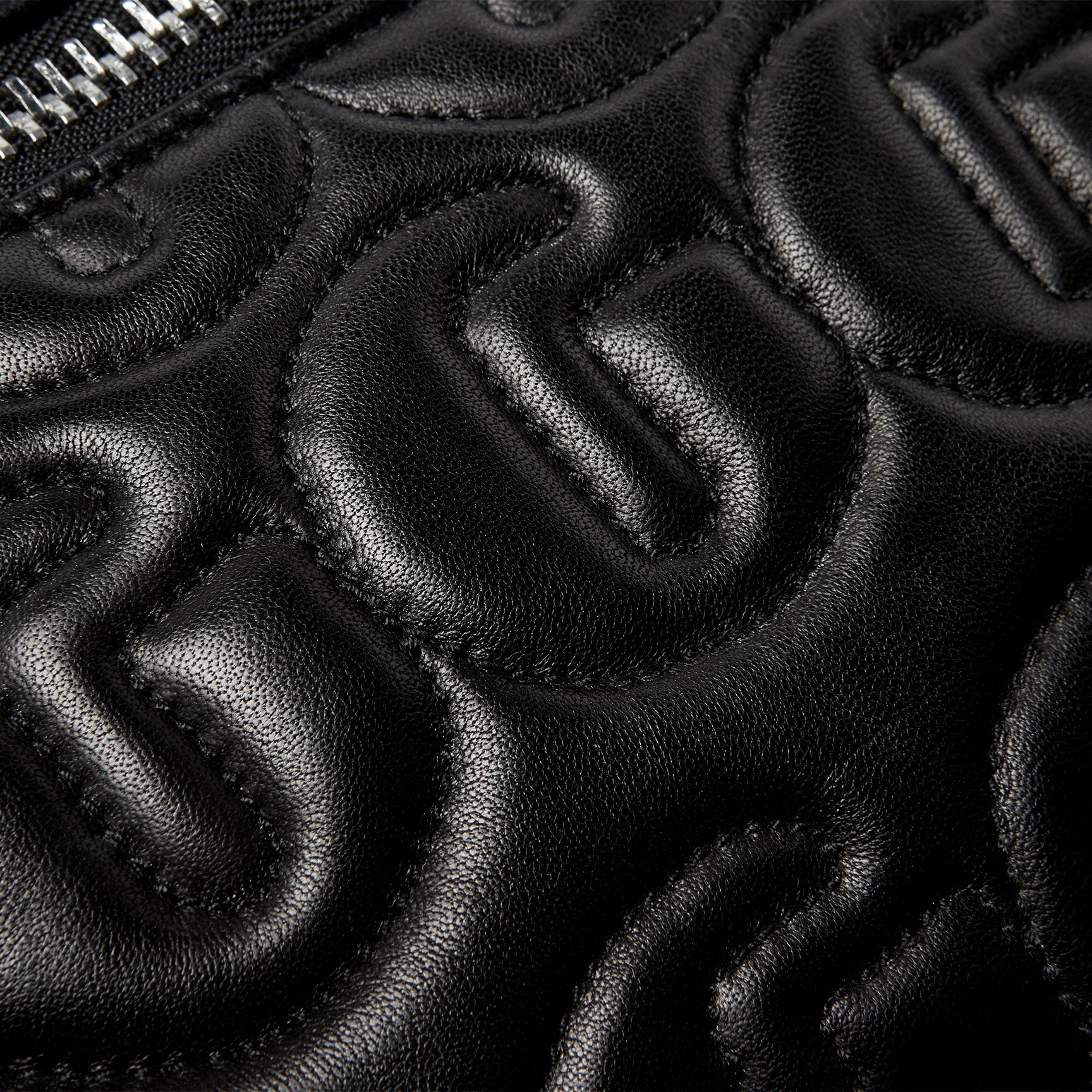 monogram leather fabric