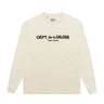 MI - FRENCH LOGO LUX L/S TEE - HEATHER OATMEAL TOPS GALLERY DEPARTMENT LLC