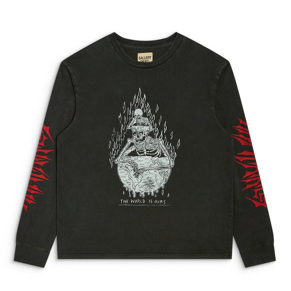 GALLERY DEPT. THE WORLD IS OURS L/S | VINTAGE BLACK