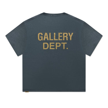 MI - THE FORCE LOGO TEE - LIGHT VINTAGE BLACK TOPS GALLERY DEPARTMENT LLC