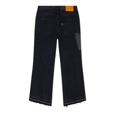 FS - TWISTED WIDE LEG PANT - BLACK BOTTOMS GALLERY DEPARTMENT LLC