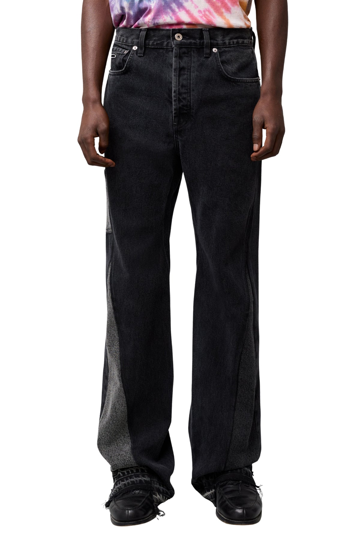 GALLERY DEPT. TWISTED WIDE LEG PANT | BLACK