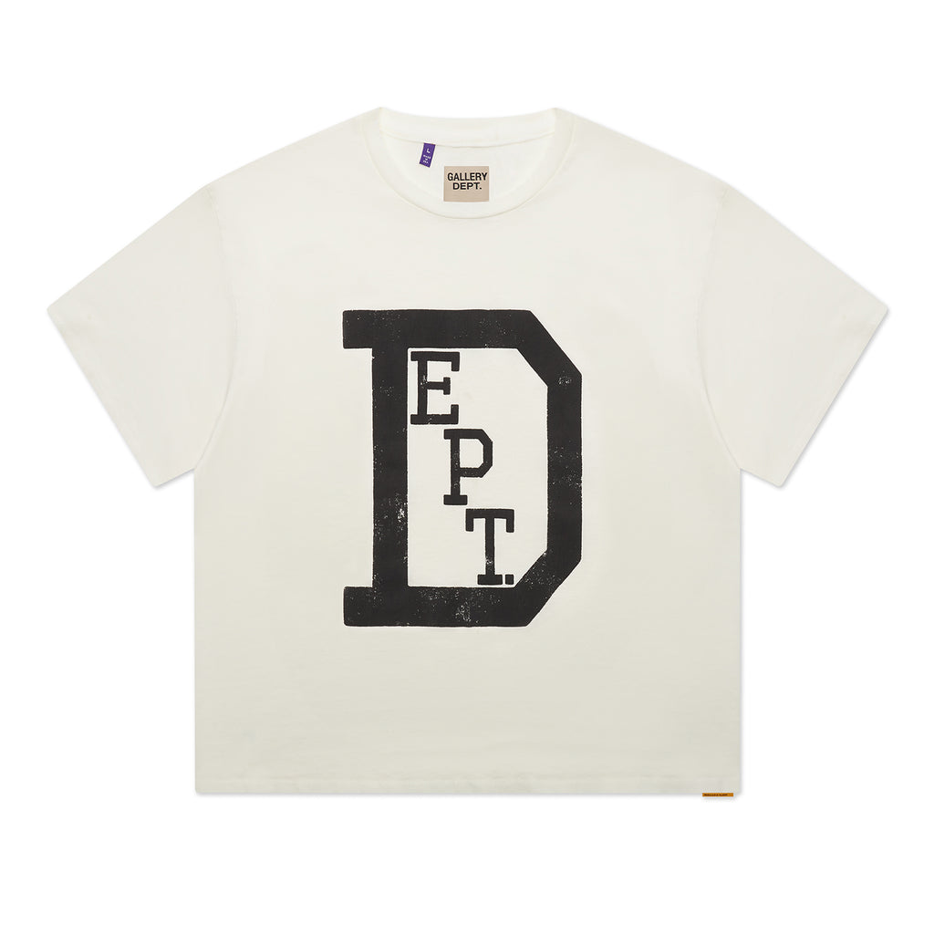 MI - UNIVERSITY GRAPHIC TEE - LIGHT ARCHIVAL WHITE TOPS GALLERY DEPARTMENT LLC