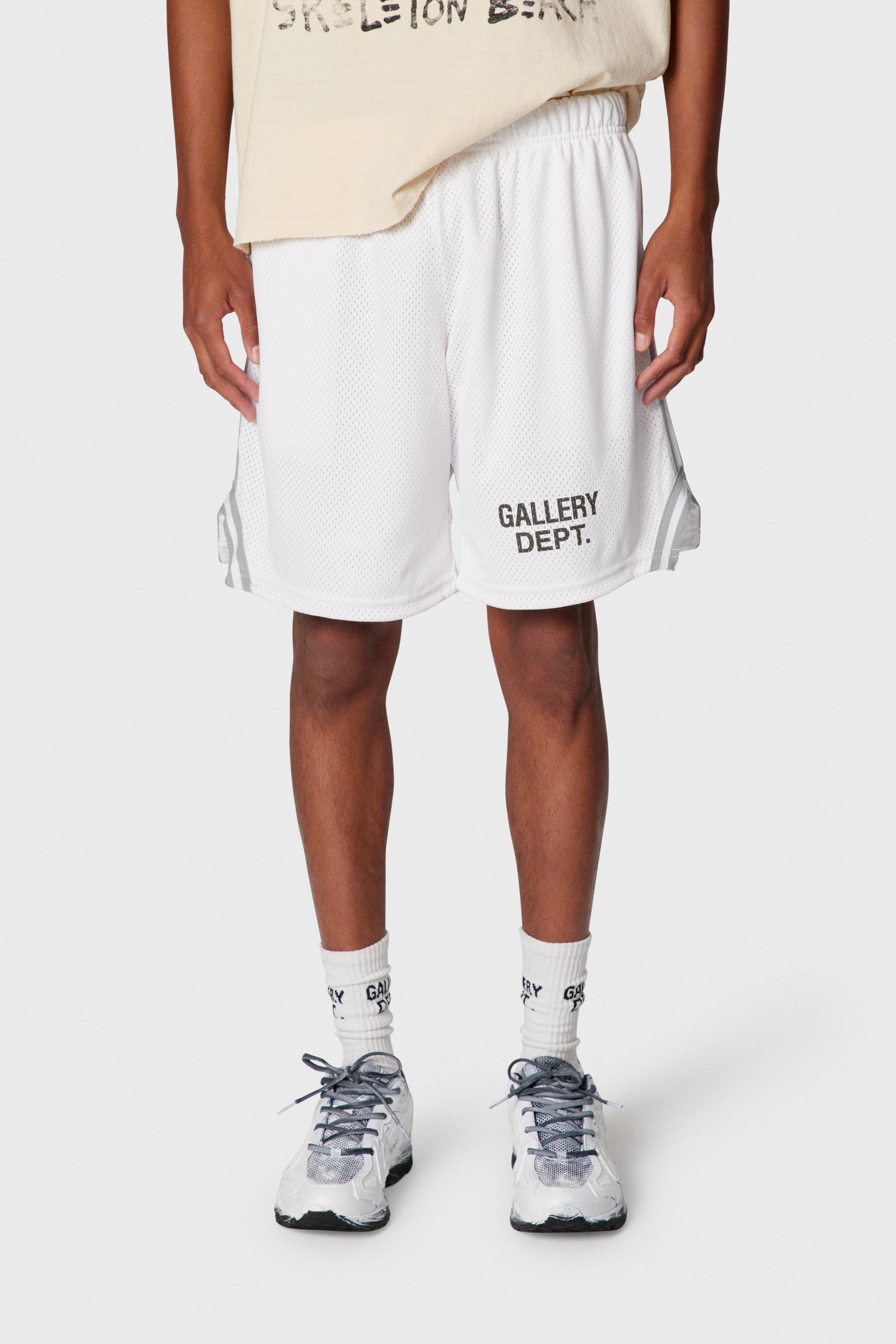 GALLERY DEPT. VENICE COURT SHORTS | WHITE/GREY