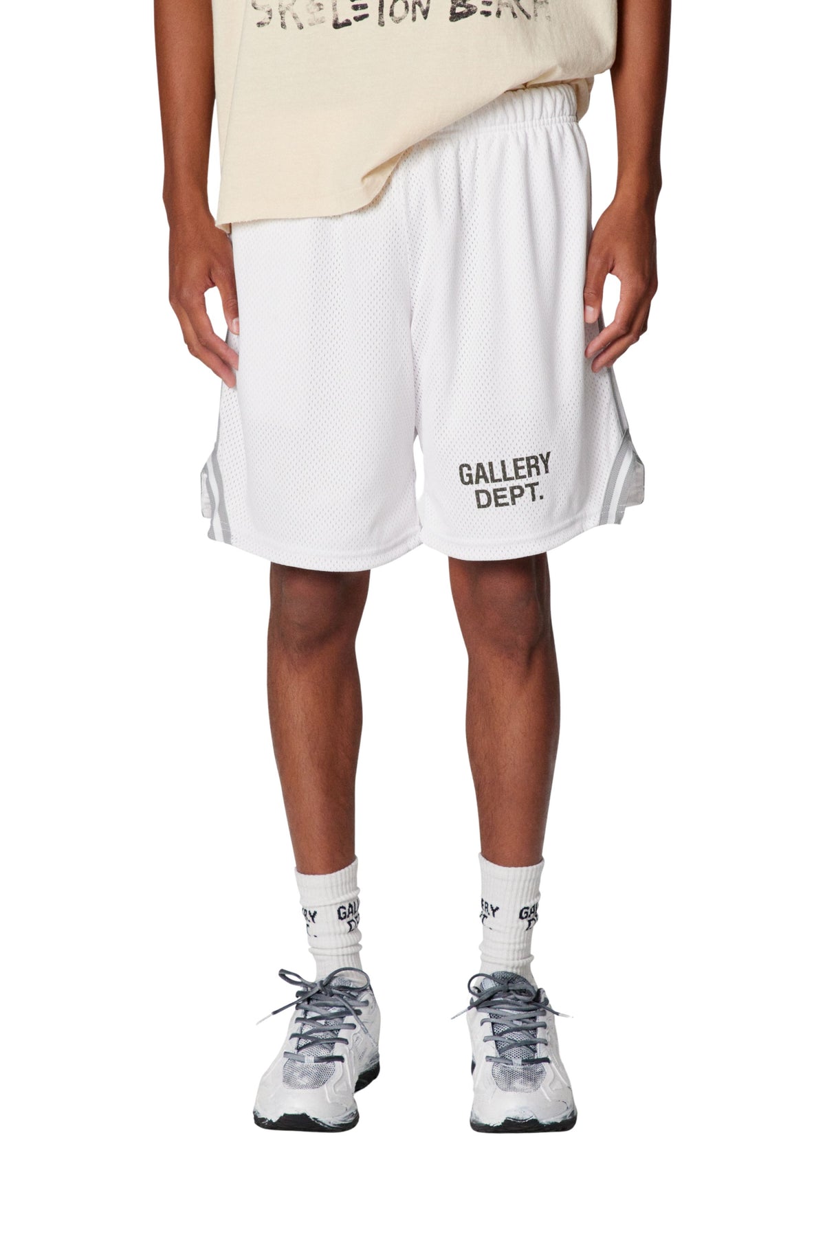 GALLERY DEPT. VENICE COURT SHORTS | WHITE/GREY