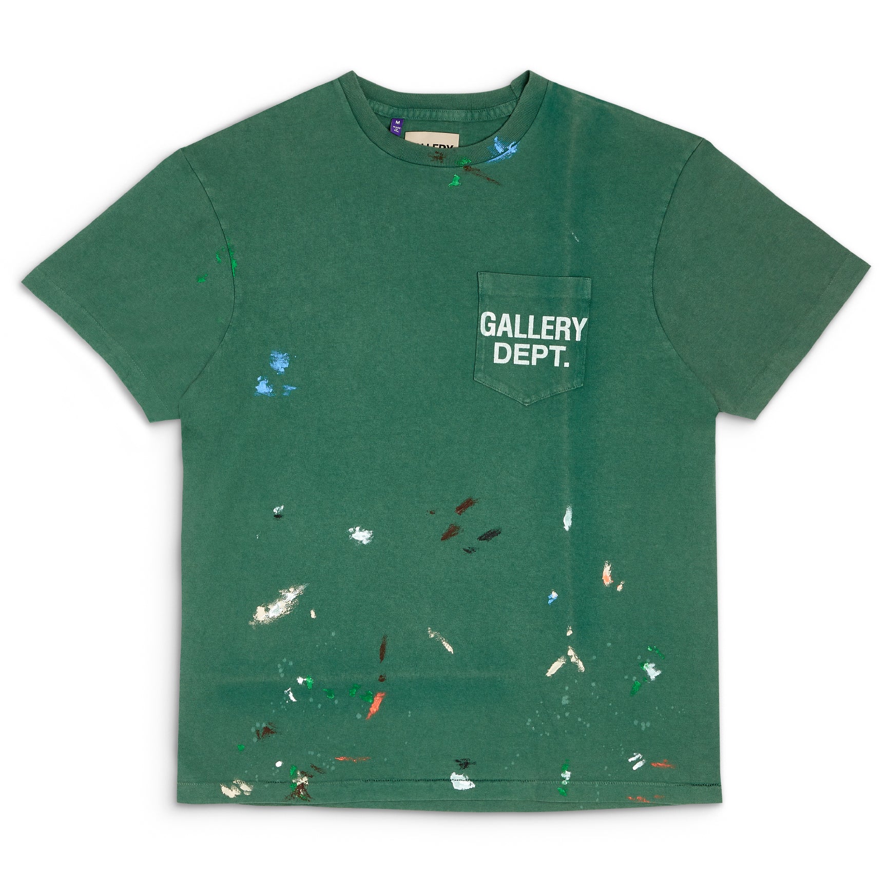 GALLERY DEPT. VINTAGE LOGO PAINTED TEE | GREEN