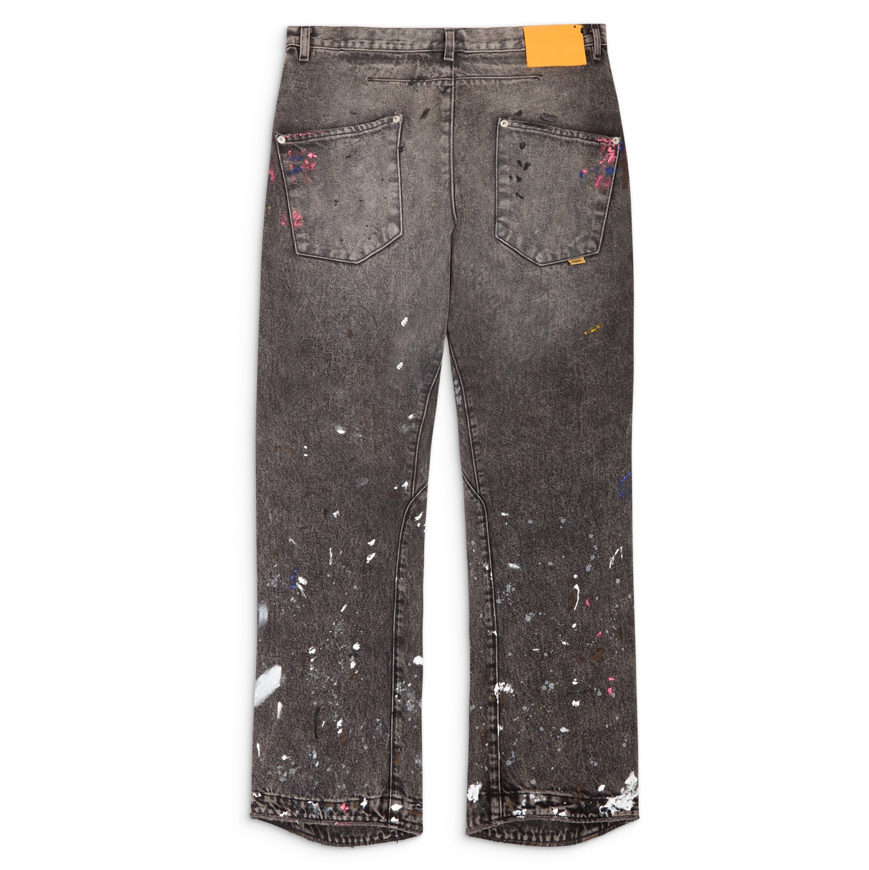 GALLERY DEPT. ZIP DENIM DENIM | BLACK W/ PAINT