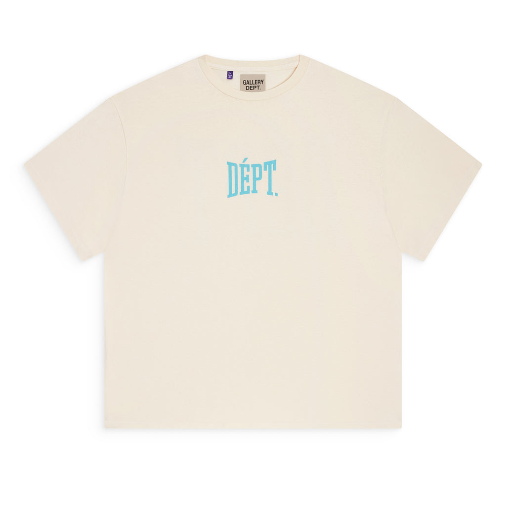 MI - DEPT GYM LOGO TEE - CREAM TOPS GALLERY DEPARTMENT LLC   