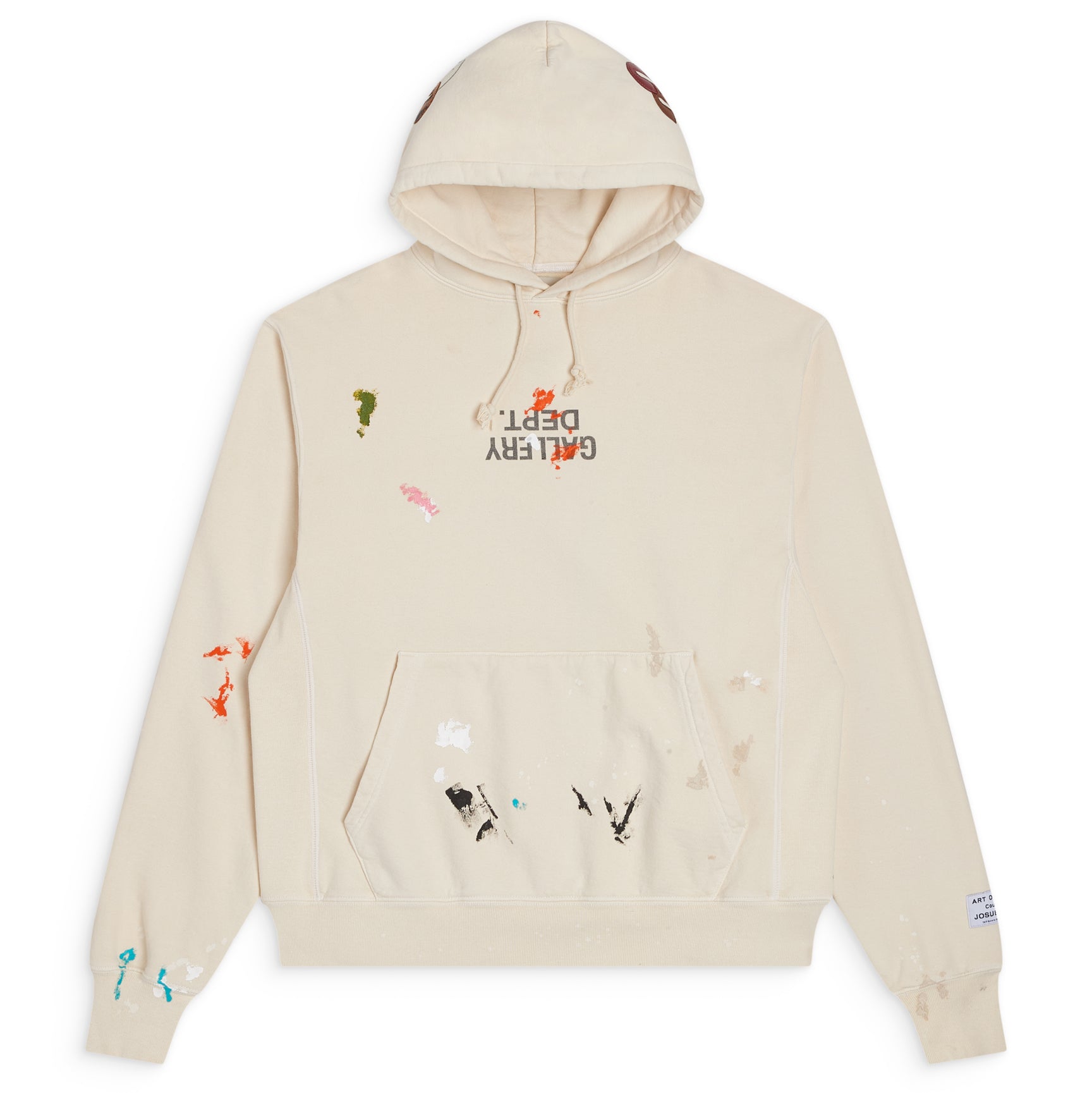 GALLERY DEPT. G PATCH FUCKED UP LOGO HOODIE | CREAM