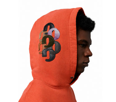 CORE HOODIE - LEATHER G-PATCH CUSTOMIZATION Custom Service GALLERY DEPARTMENT LLC