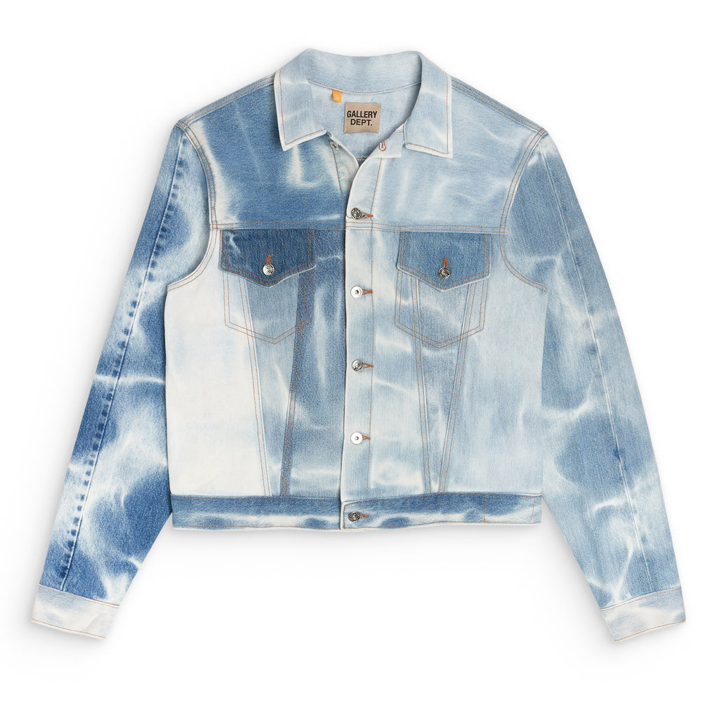 SUN-FADED ANDY DENIM JACKET OUTERWEAR GALLERY DEPARTMENT LLC   