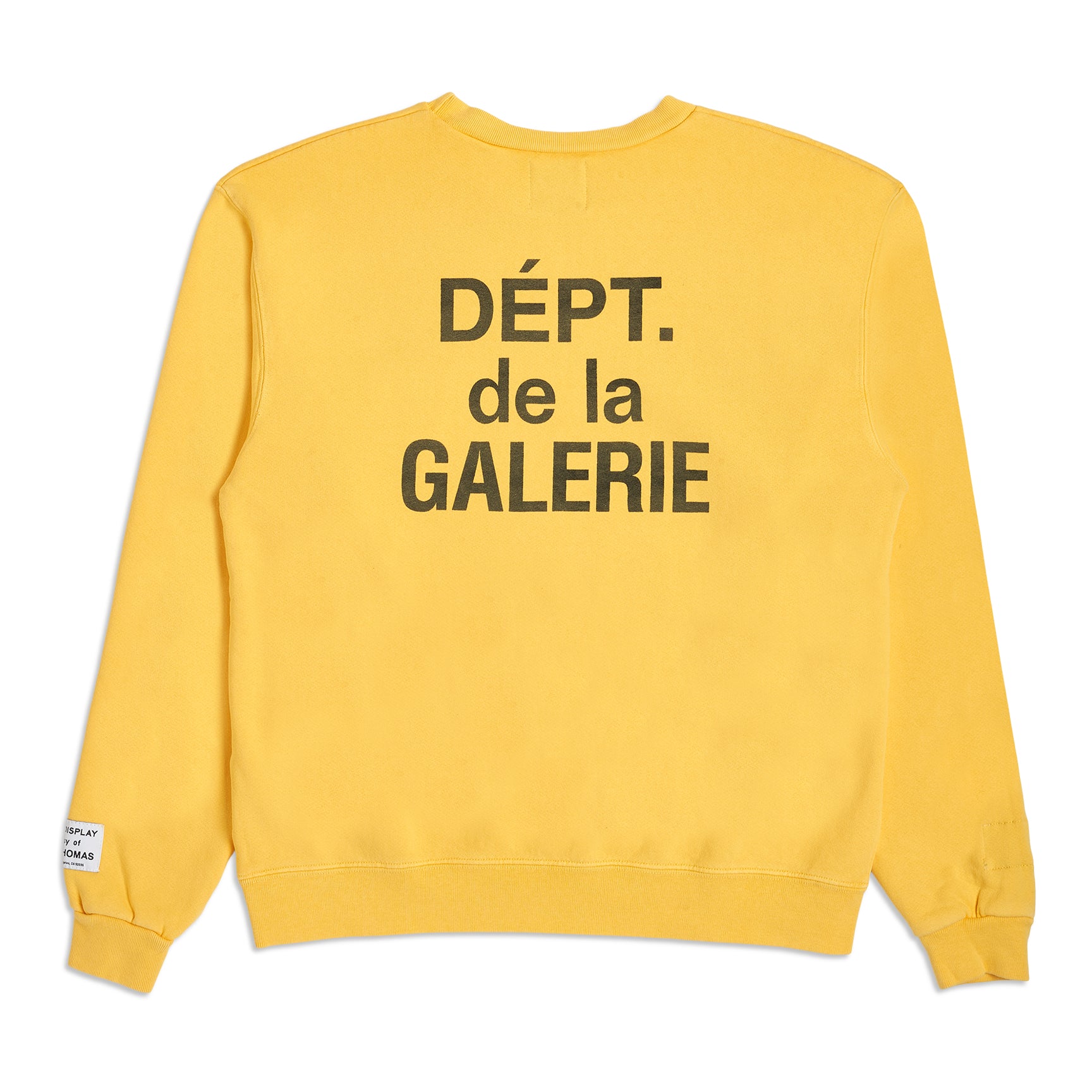 GALLERY DEPT. ART THAT KILLS REVERSIBLE CREWNECK | YELLOW