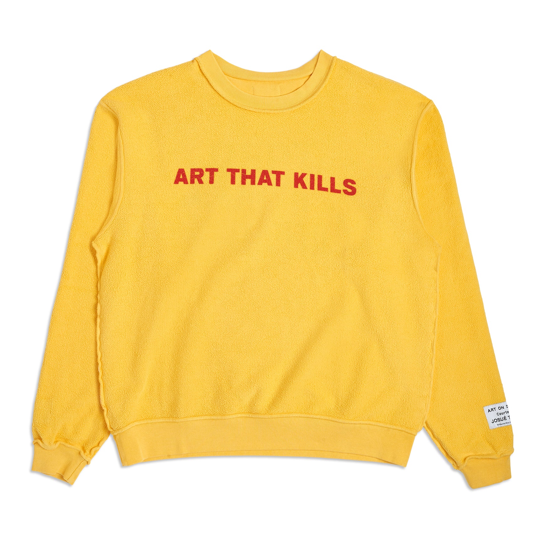 GALLERY DEPT. ART THAT KILLS REVERSIBLE CREWNECK | YELLOW
