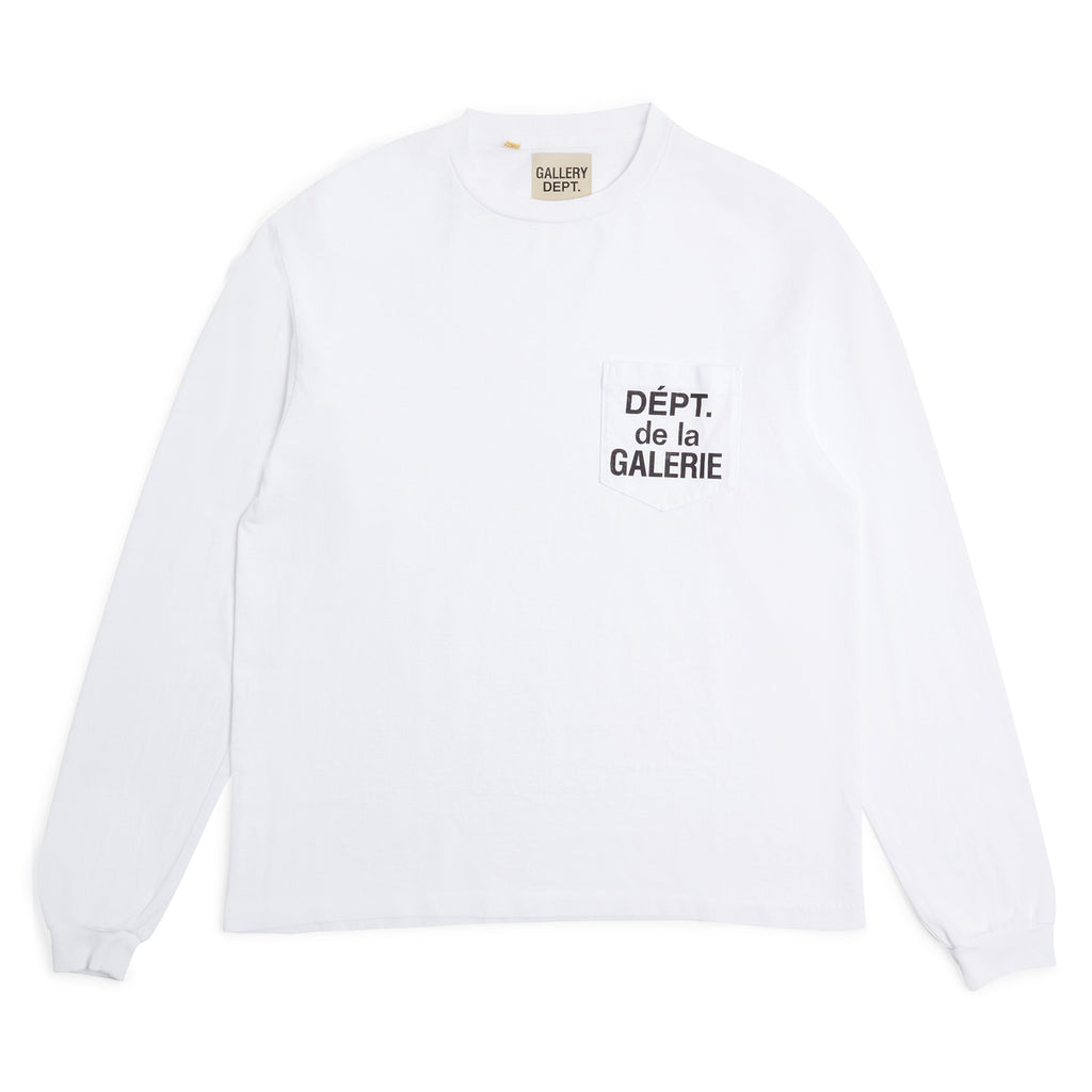 FRENCH L/S POCKET TEE TOPS GALLERY DEPARTMENT LLC   