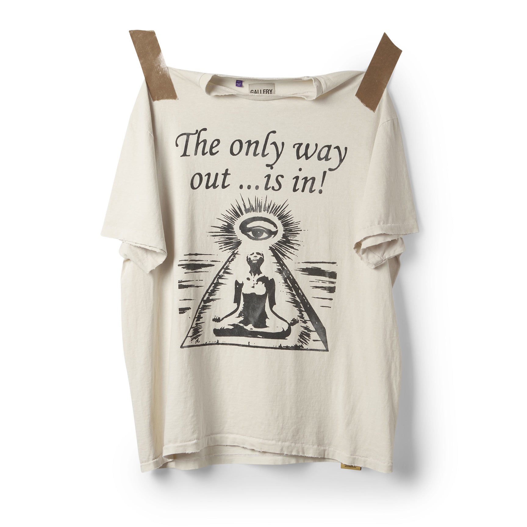 GALLERY DEPT. WIP ONLY WAY OUT TEE | ARCHIVAL WHITE