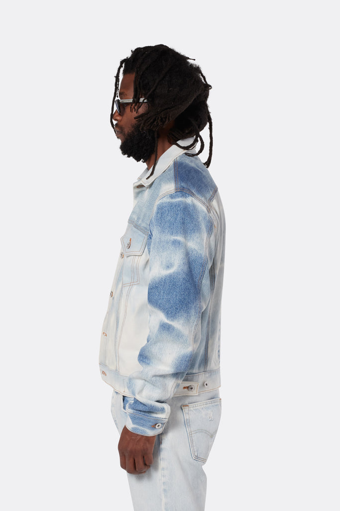 SUN-FADED ANDY DENIM JACKET OUTERWEAR GALLERY DEPARTMENT LLC   