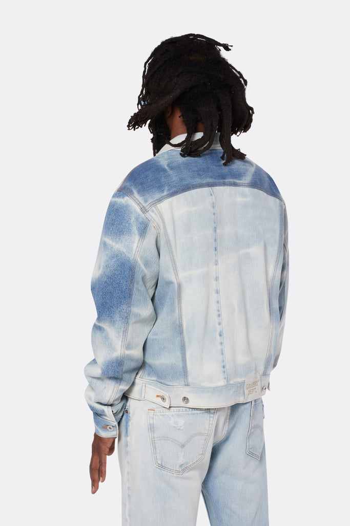 SUN-FADED ANDY DENIM JACKET OUTERWEAR GALLERY DEPARTMENT LLC   