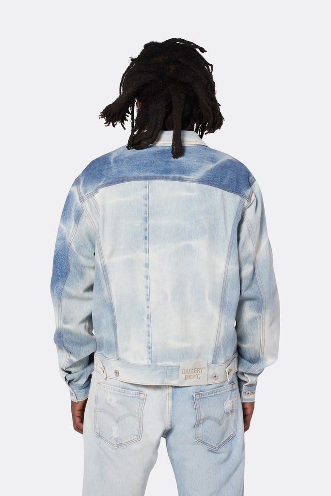 SUN-FADED ANDY DENIM JACKET OUTERWEAR GALLERY DEPARTMENT LLC   