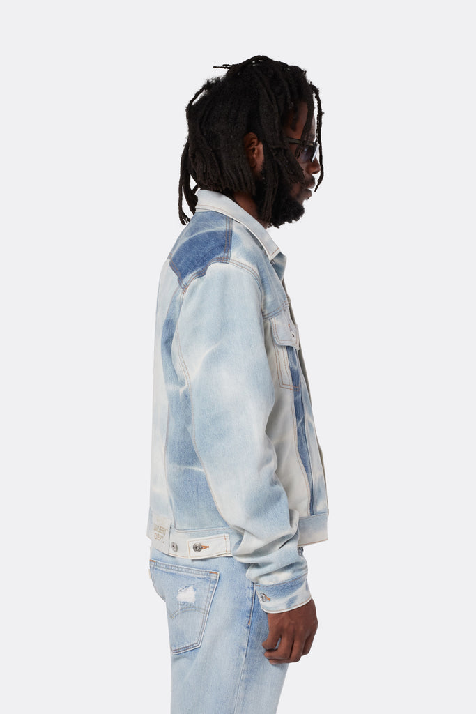 SUN-FADED ANDY DENIM JACKET OUTERWEAR GALLERY DEPARTMENT LLC   