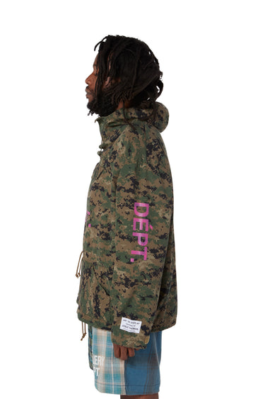 DIGITAL CAMO ANORAK OUTERWEAR GALLERY DEPARTMENT LLC   