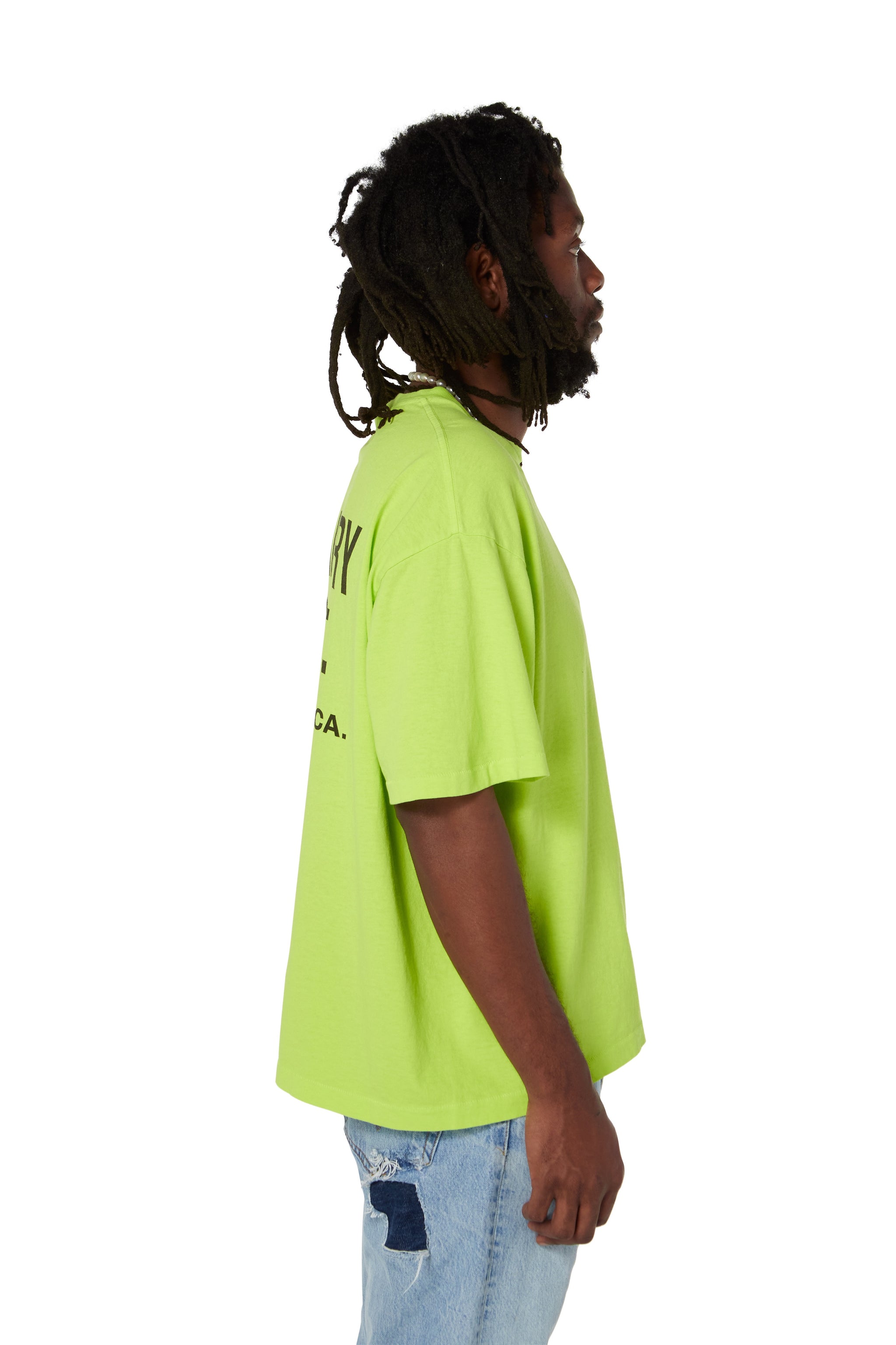 Gallery Dept Shirt store Lime Green tee