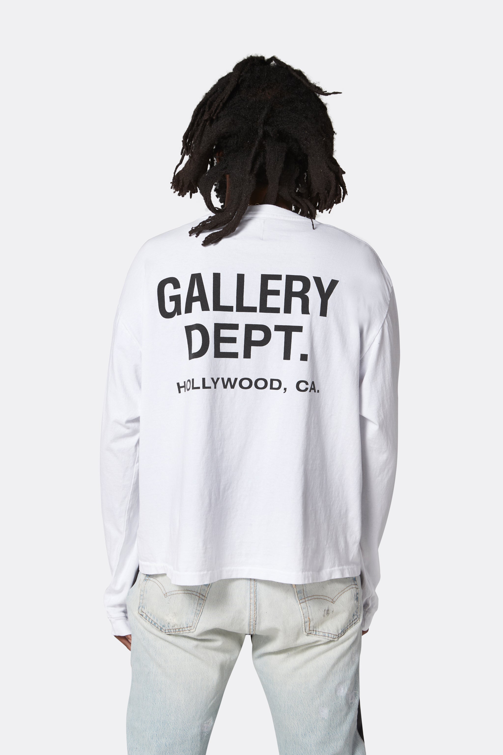 GALLERY DEPT LONG SLEEVE TEE (白 / Mサイズ) Gallery Department Souvenir Long Sleeve Tee Shirt White