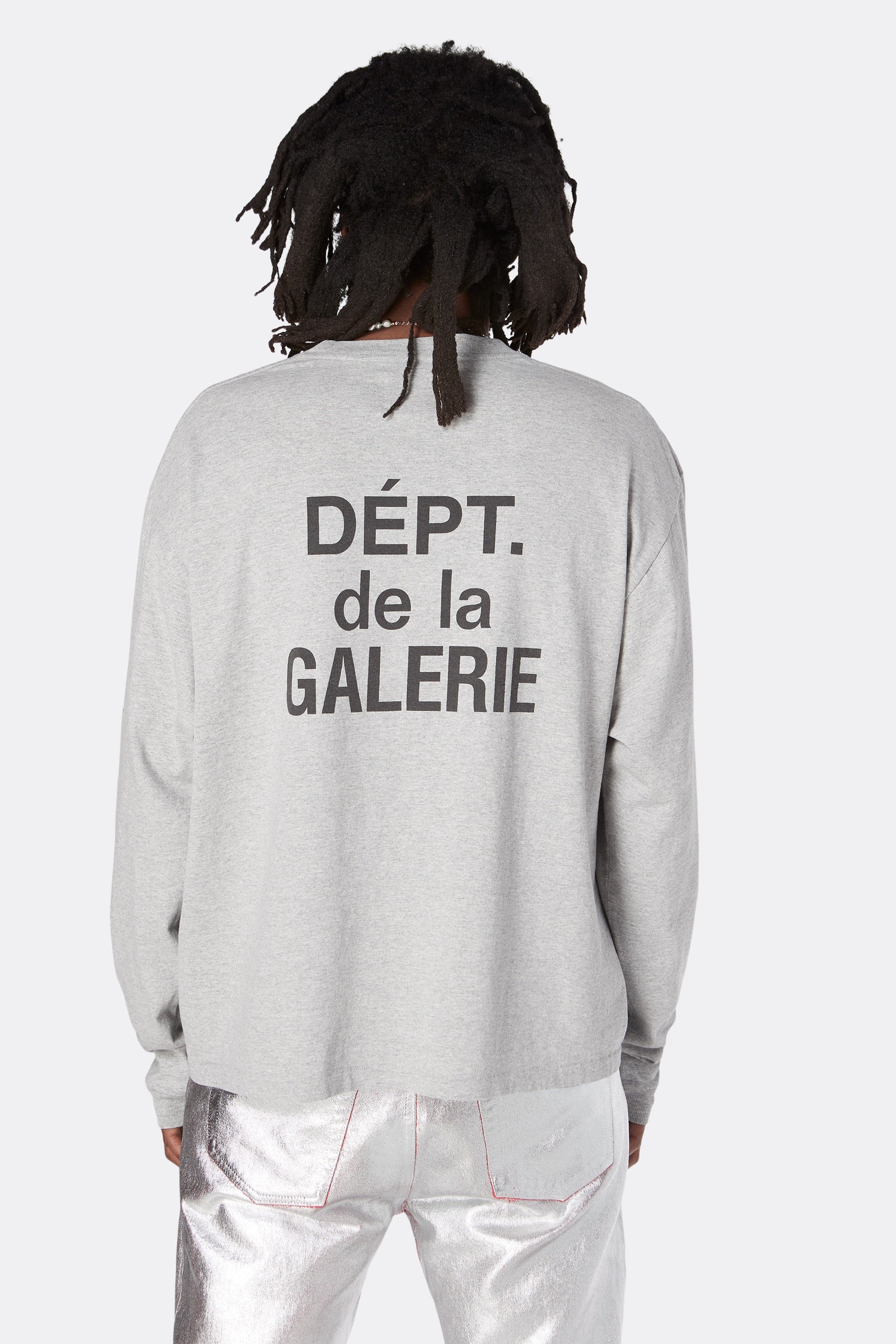 LONG COLLECTOR online Gallery T-SHIRT – GRAY Dept FRENCH SLEEVE -